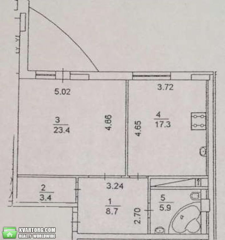 Sell 2-room apartment. Киев,  Кольцова бул — photo 3