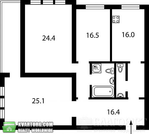 Sell 4-room apartment. Киев, Героев Сталинграда пр — photo 7