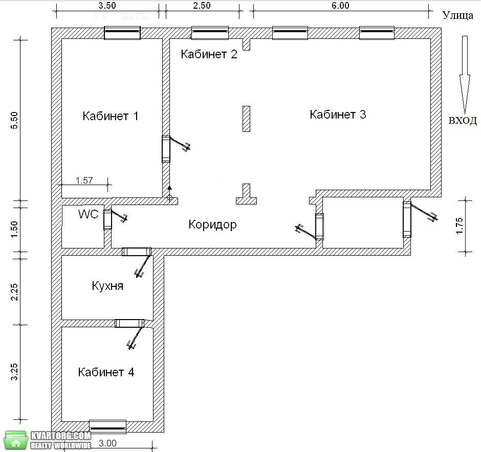 Rent out office. Киев,  Богдана Хмельницкого — photo 7