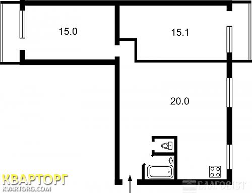 Sell 3-room apartment. Киев,  Правды пр — photo 2