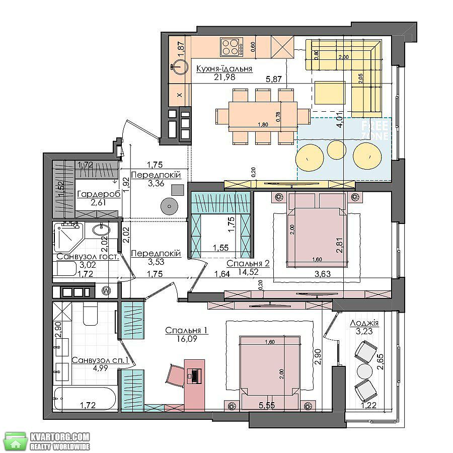 Sell 3-room apartment. Киев,  Салютная — photo 3