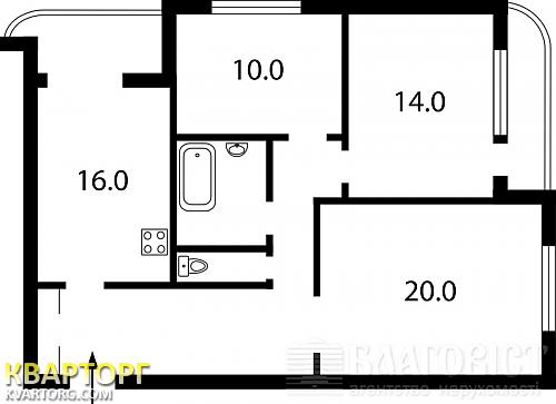 Sell 3-room apartment. Киев,  Победы пр — photo 2