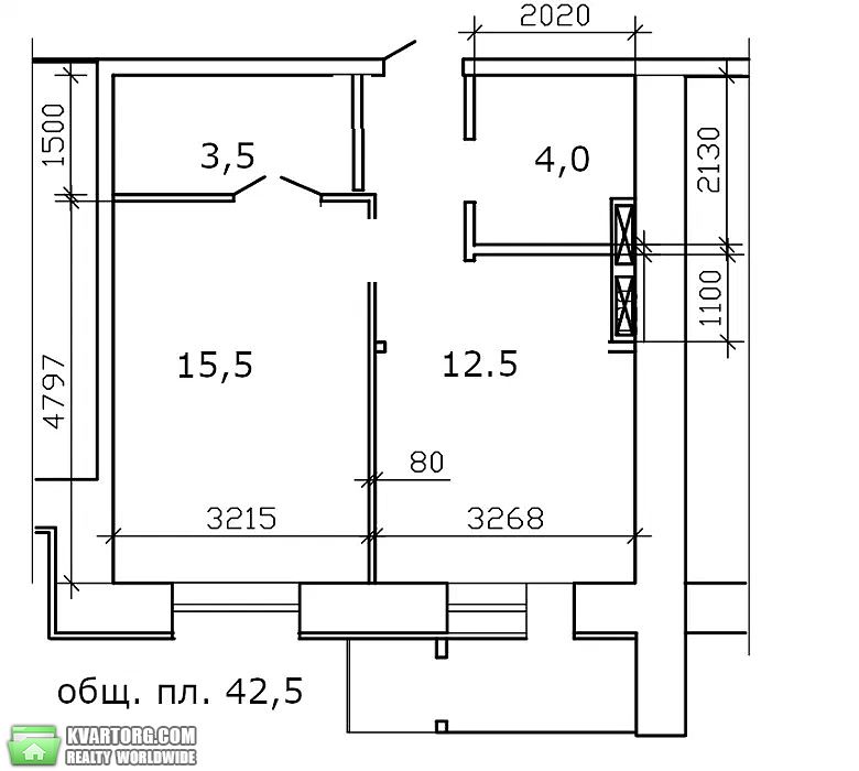 Sell 1-room apartment. Киев,  Гарматная — photo 8