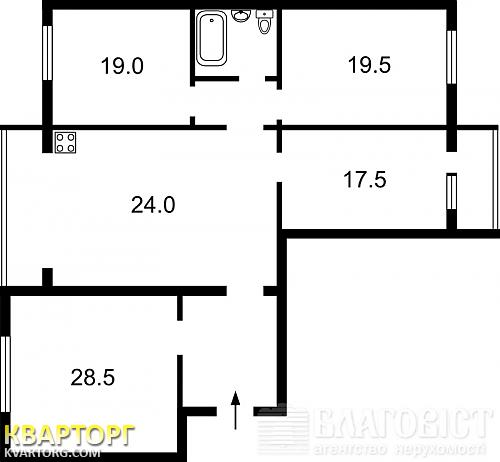 Sell 4-room apartment. Киев,  Героев Сталинграда пр — photo 3
