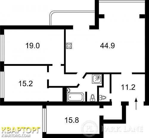 Sell 4-room apartment. Киев,  Леси Украинки бул — photo 2