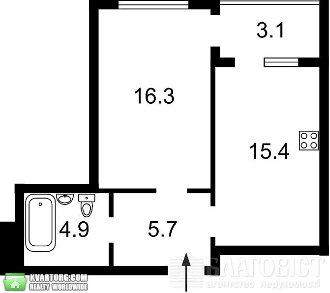 Sell 1-room apartment. Киев,  Заречная — photo 2
