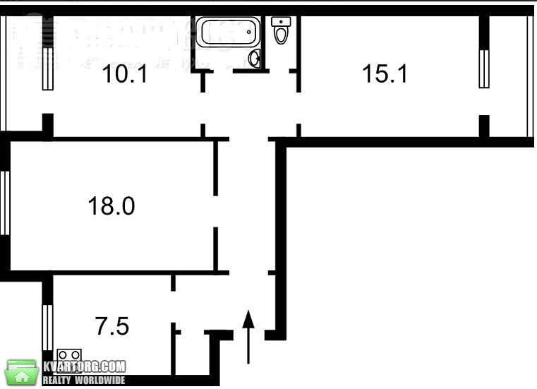 Sell 3-room apartment. Киев,  Космодемьянской — photo 3