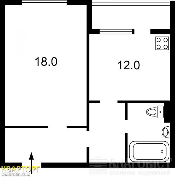 Sell 1-room apartment. Киев, Закревского — photo 3