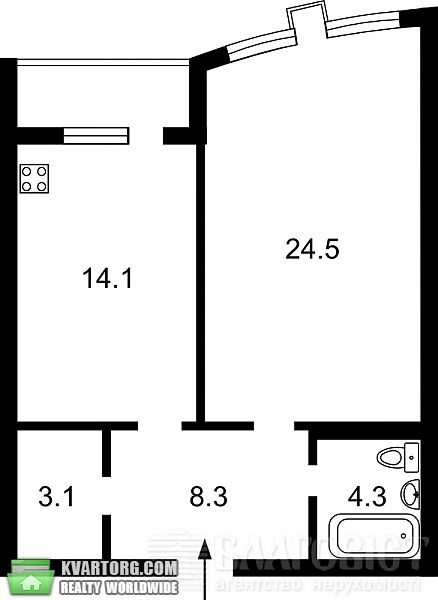 Sell 1-room apartment. Киев, Голосеевская — photo 8