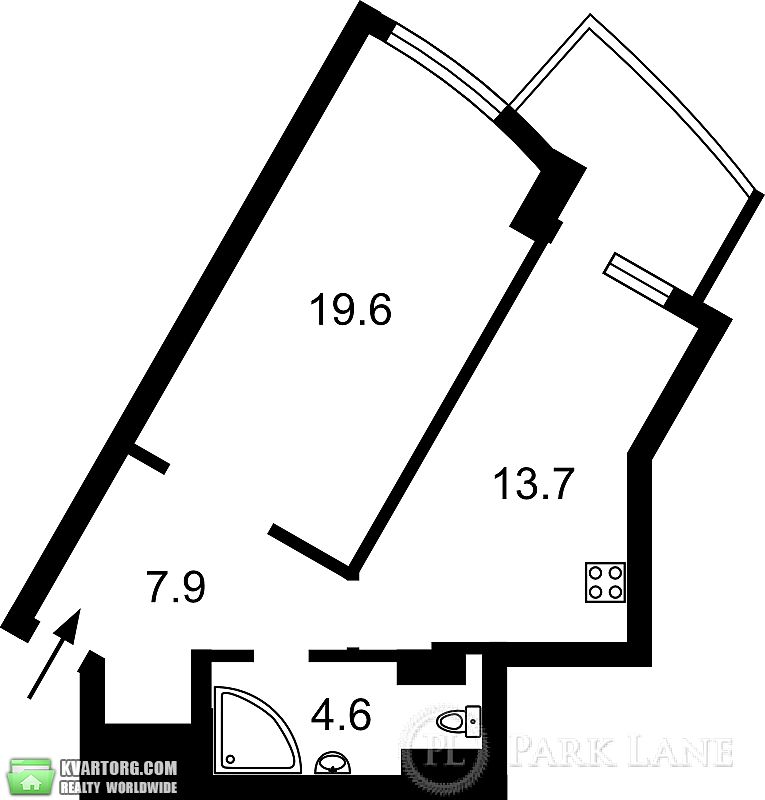 Sell 1-room apartment. Киев,  Рижская — photo 2