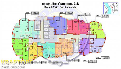 Sell 1-room apartment. Киев, Воссоединения пр — photo 1