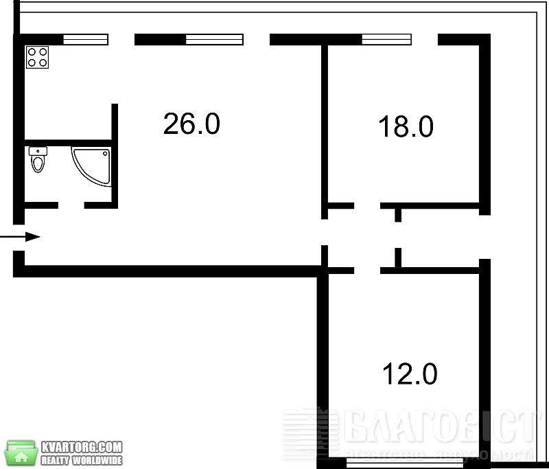 Sell 3-room apartment. Киев,  Багговутовская — photo 6