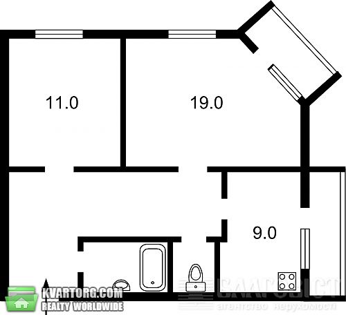 Sell 2-room apartment. Киев,  Институтская — photo 9