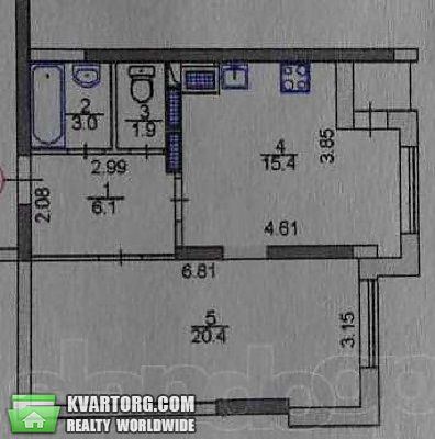 продам 1-комнатную квартиру. Киев,  Ахматовой - фото 2