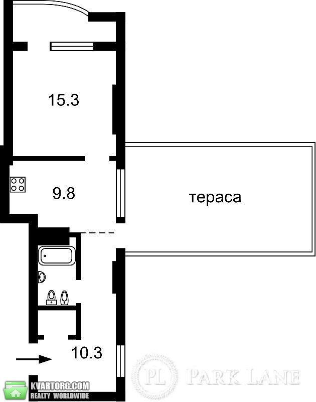Sell 1-room apartment. Киев,  Жилянская — photo 2