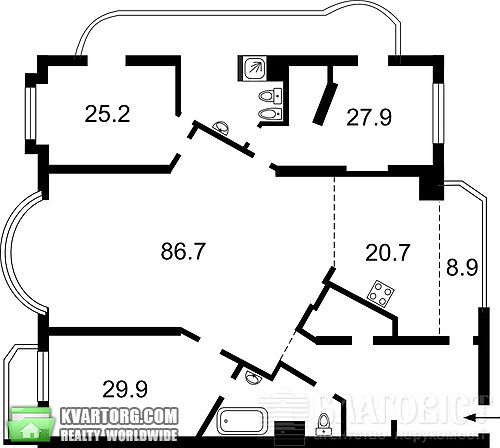Sell 4-room apartment. Киев, Кропивницкого — photo 9