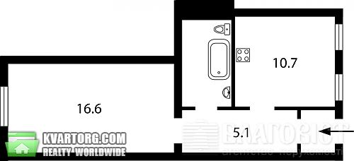Sell 1-room apartment. Киев,  Сокальская — photo 1