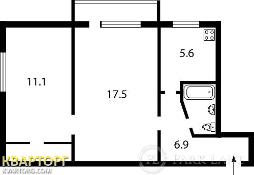 Sell 2-room apartment. Киев,  Тверская — photo 2