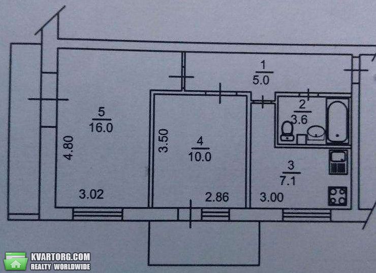 Sell 2-room apartment. Киев,  Тычины пр — photo 8