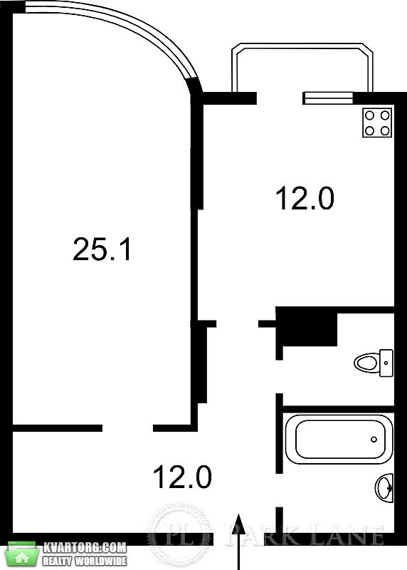 Sell 1-room apartment. Киев,  Харьковское шоссе — photo 5