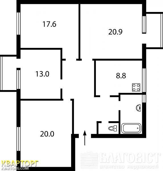 Sell 4-room apartment. Киев,  Леси Украинки бул — photo 2