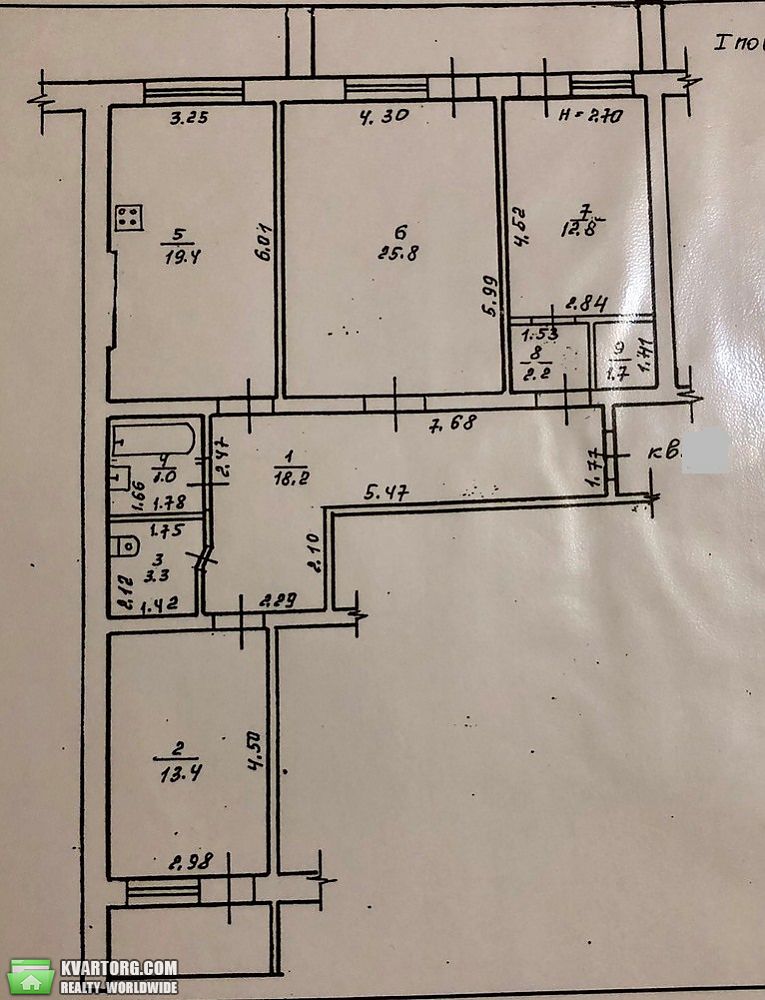 продам 3-комнатную квартиру. Одесса,  Вишневского - фото 9