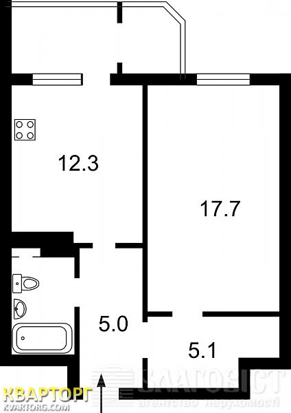 Sell 1-room apartment. Киев, Григоренко пр — photo 2