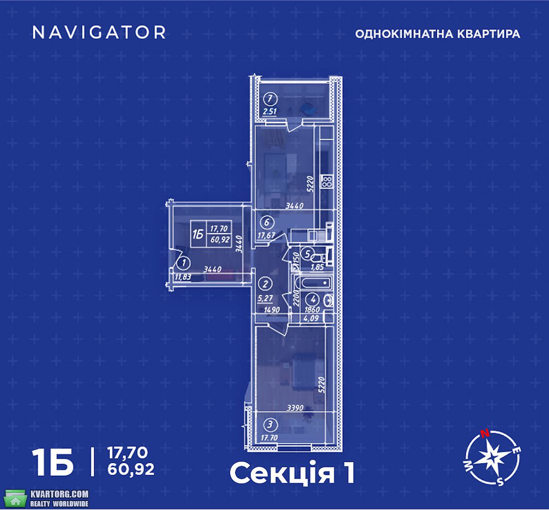 Sell 1-room apartment. Киев, Балтийський пров. — photo 6