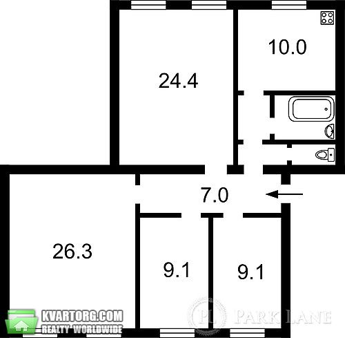 Sell 4-room apartment. Киев, Щорса — photo 2