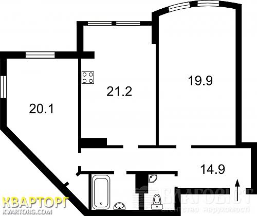 Sell 2-room apartment. Киев,  Голосеевская — photo 3
