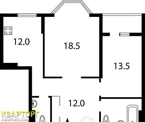 Sell 2-room apartment. Киев, Княжий Затон — photo 4