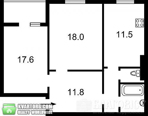 Sell 2-room apartment. Киев, Науки пр — photo 3