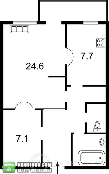 Sell 1-room apartment. Киев, Владимирская — photo 9