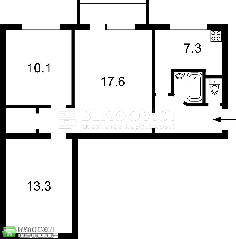 Sell 3-room apartment. Киев,  Гусовского — photo 2