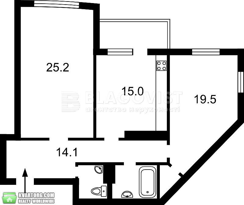 Sell 2-room apartment. Киев,  Голосеевская — photo 1