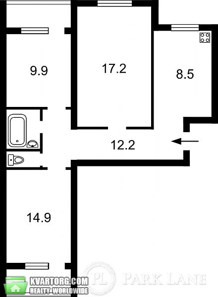 Sell 3-room apartment. Киев, Героев Сталинграда пр — photo 2