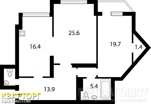 Sell 2-room apartment. Киев,  Княжий Затон — photo 2