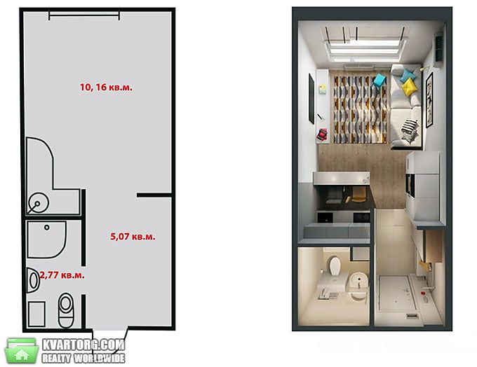 Sell 1-room apartment. Одесса,  Строителей пер — photo 3