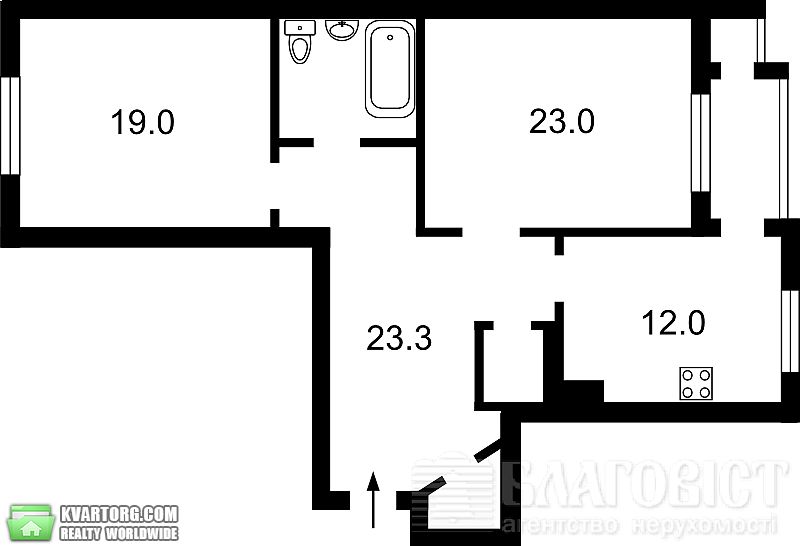 Sell 2-room apartment. Киев,  Ахматовой — photo 4