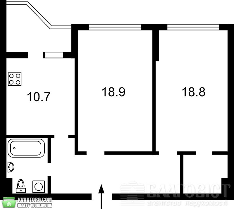 Sell 2-room apartment. Киев,  Бажана — photo 9