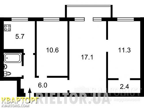 Sell 3-room apartment. Киев, Лепсе бул — photo 3