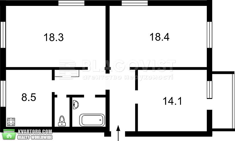 Sell 3-room apartment. Киев,  Дружбы Народов бул — photo 2