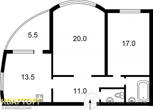Sell 2-room apartment. Киев,  Верховного Совета бул — photo 2