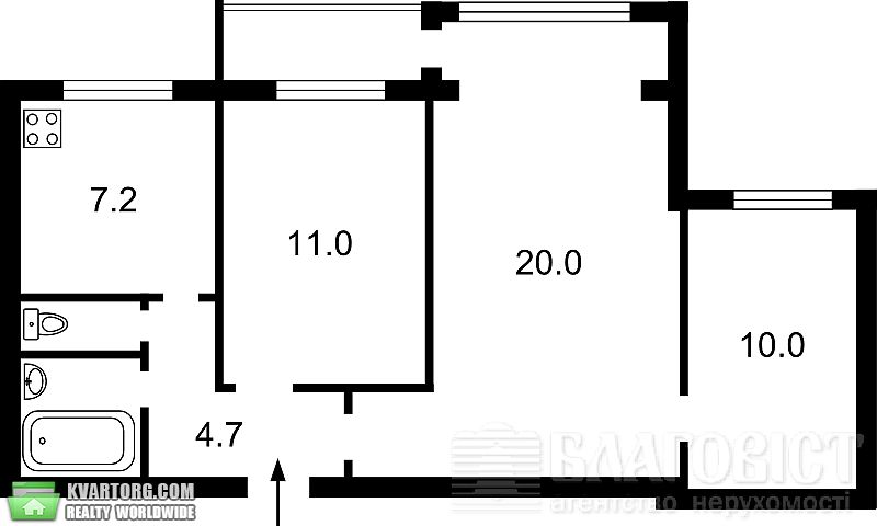 Sell 3-room apartment. Киев,  Минский пр — photo 9