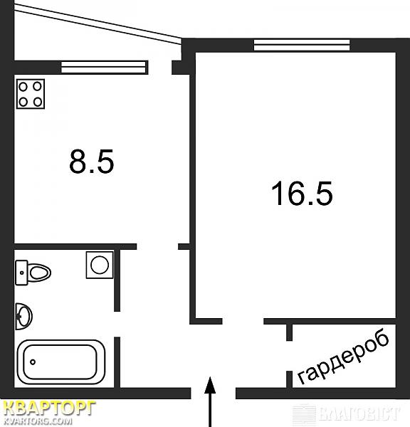 Sell 1-room apartment. Киев,  Стадионная — photo 2