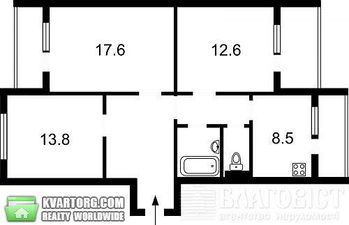 Sell 3-room apartment. Киев, Якуба Коласа — photo 9