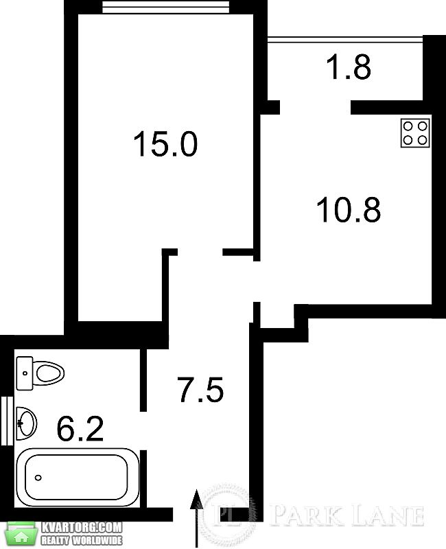 Rent out 1-room apartment. Киев,  Кудри — photo 2