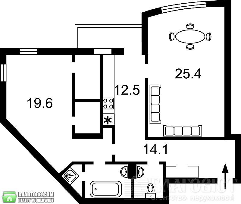 Sell 2-room apartment. Киев,  Голосеевская — photo 3