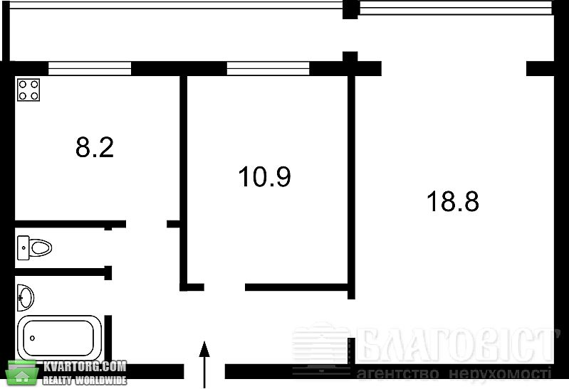 Sell 2-room apartment. Киев,  Ушакова — photo 3
