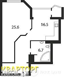 продам 2-комнатную квартиру. Киев,  Кудряшова - фото 2